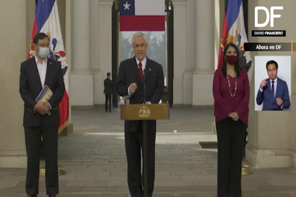 <p>Ahora en DF: Piñera anuncia entrega de alimentos en beneficio de más de 2 millones de chilenos</p>