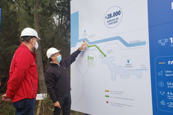 Esval inicia megaobra para enfrentar la sequía en Valparaíso