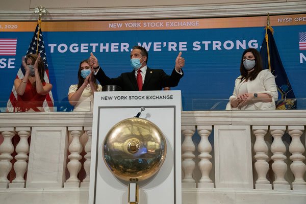 La campana vuelve a sonar en la bolsa de Nueva York
