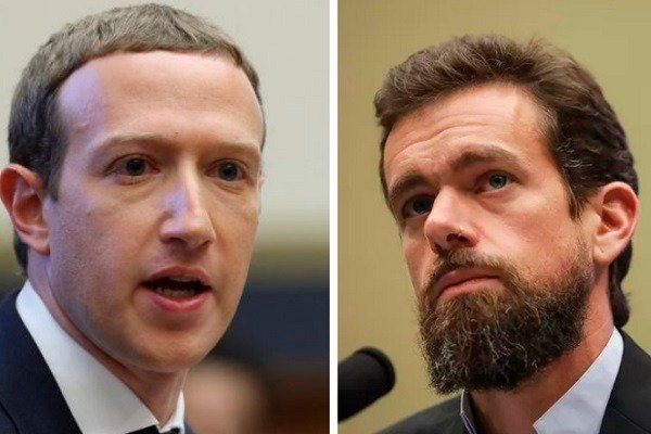 Zuckerberg y Dorsey enfrentados mientras Trump amenaza sancionar a redes sociales