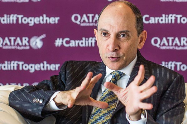 <p>Akbar Al Baker, Ceo de Qatar Airways. Foto: Bloomberg</p>