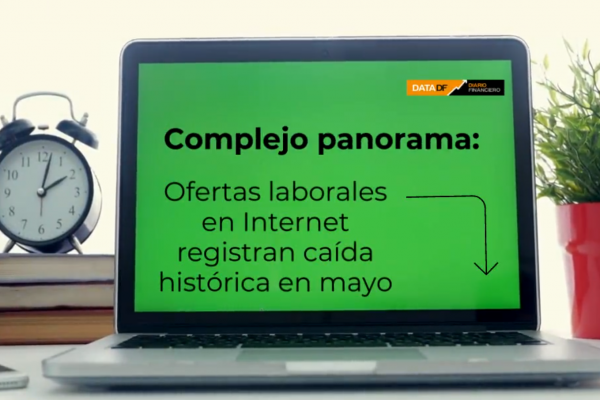 <p>INTERACTIVO | La estrepitosa caída en mayo de las ofertas laborales en Internet</p>