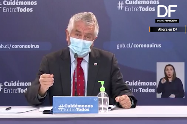 <p>Ahora en DF: Ministro Paris por baja de contagios por Covid-19: "Hay que felicitar a los chilenos"</p>