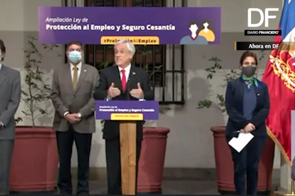 <p>Ahora en DF: Piñera firma proyecto que busca mejorar Ley de Protección al Empleo</p>