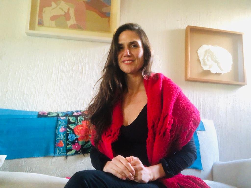 <p>Directora ejecutiva de la Corporación Santiago Innova, María Sepúlveda,</p>