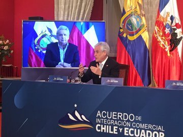 Los principales productos que se benefician con TLC firmado hoy por Chile y Ecuador