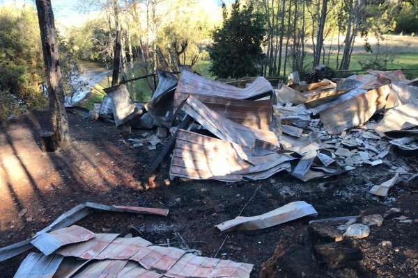 Víctima de la quema de casas en Lanalhue: “Pensé que era una película de terror”