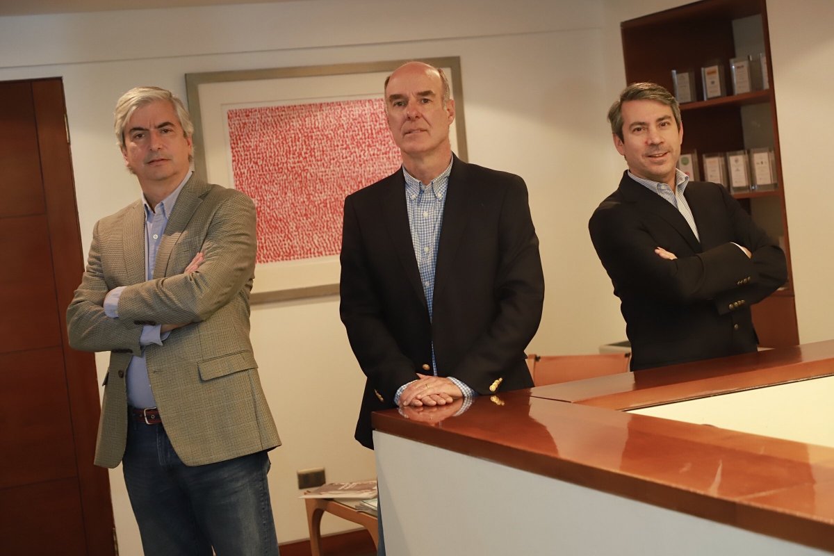 <p>Cristián Mandiola, Jaime Barriga e Iván González, socios de Key Capital. </p>