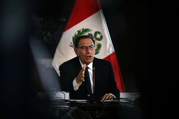 Se debilita pedido del Congreso peruano para destituir al presidente Martín Vizcarra