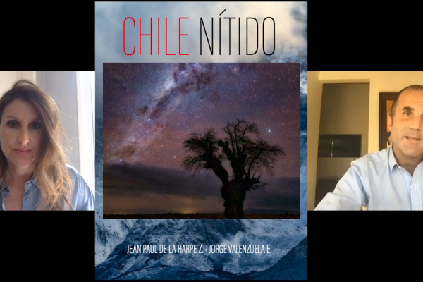 <p>18ED: Salvador Muzzo y Maida Bock conversan en torno al libro "Chile Nítido"</p>