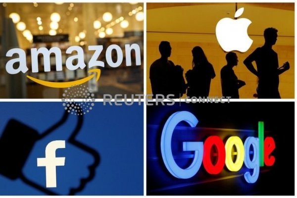 Congresistas EEUU piden dividir firmas como Amazon, Facebook, Google y Apple