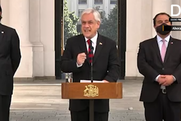 <p>Ahora en DF: Piñera pide al Congreso acelerar proyectos de ley de seguridad y reforma a Carabineros</p>