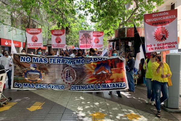 FTC se moviliza por despidos en Codelco y trabajadores de El Teniente reviven conflicto por quina con nueva carta a Piñera