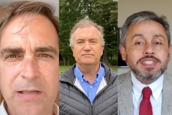 <p>Ahora en DF: Oficialismo acusa a la oposición de intentar "derribar la democracia" tras renuncia de Pérez</p>