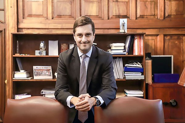 <p>Rodrigo Aravena, economista jefe de Banco de Chile. Foto: Julio Castro</p>