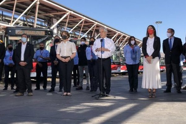 Piñera inaugura el mayor electroterminal del país que tuvo una inversión de US$8 millones