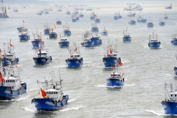Cerca de 200 embarcaciones asiáticas se encuentran frente a la costa de Perú realizando pesca ilegal