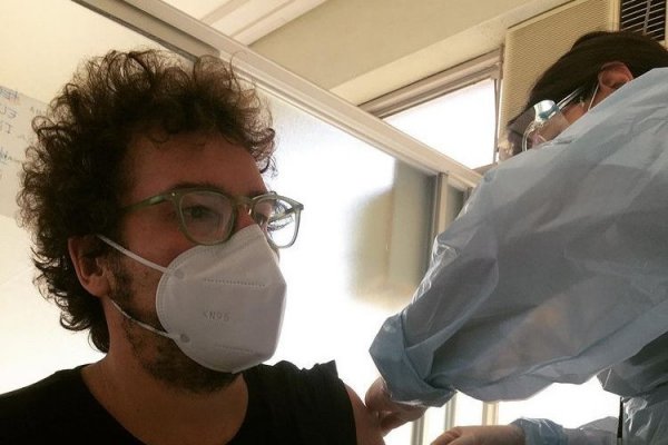 Humberto Sichel e Iván Guerrero: vacunados por Astrazeneca