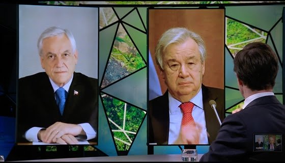 Piñera presenta compromisos de Chile ante la Cumbre de Adaptación Climática de la ONU