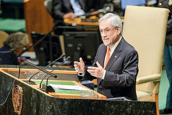 Presidente Piñera inició periodo de vacaciones