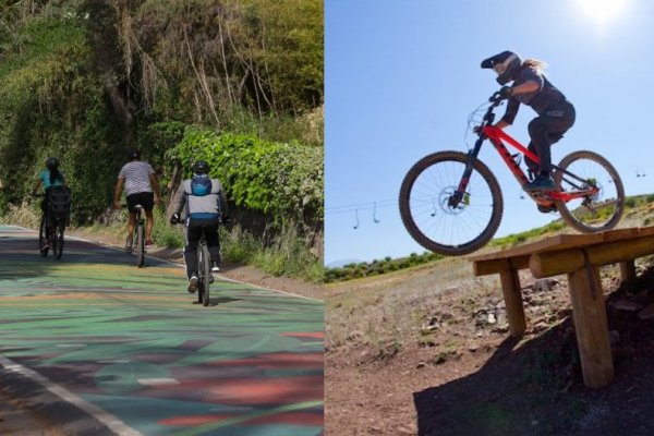 Las mejores rutas para recorrer Santiago en bicicleta