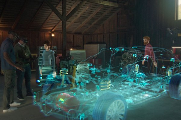 Los futuristas hologramas presentados por Microsoft