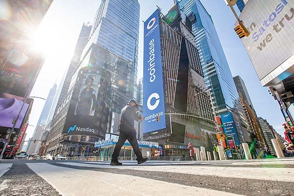 BBVA, Ribbit Capital y Andreessen Horowitz: los otros "ganadores" de la apertura en bolsa de Coinbase