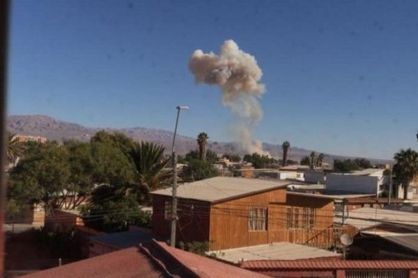 Explosión de planta de Enaex en Calama deja dos trabajadores con lesiones menores