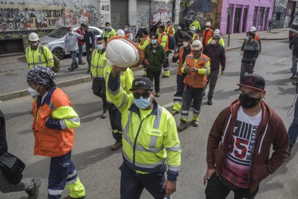Protestas en distintos puertos del país.