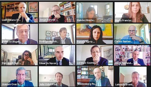 <p>El presidente de Empresas Copec, Roberto Angelini, lideró la junta de accionistas que se realizó de forma virtual.</p>