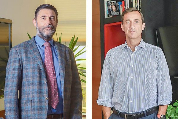 <p>Manfred Paulmann Presidente de Cencosud Shopping. Rodrigo Larraín Nuevo CEO de la filial inmobiliaria del grupo</p>