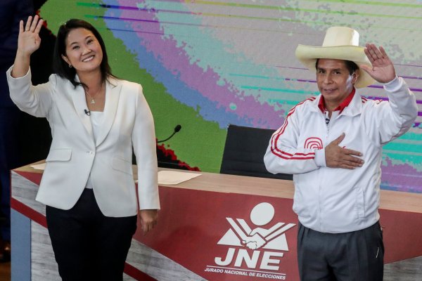 Castillo y Fujimori se enfrascan en debate y van a final ajustada por presidencia Perú