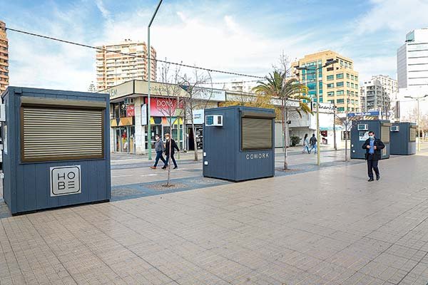 Los cowork “unipersonales” que levantó Las Condes en plena pandemia