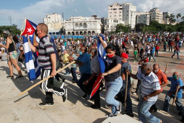 Las masivas protestas en Cuba