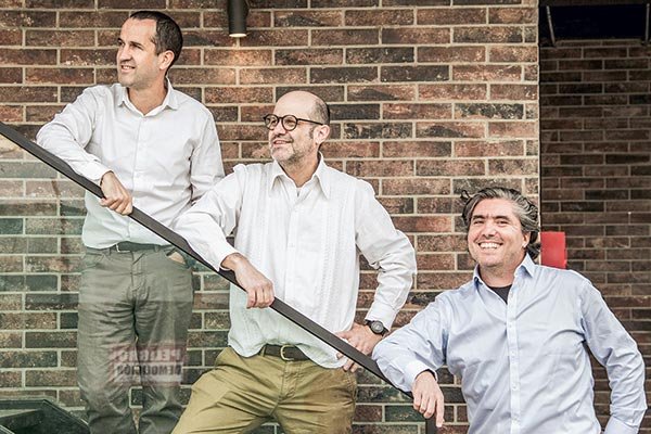 <p>Andrés Vergara (CEO), José Hurtado (CDO) y Blas Barros (COO) de Voltera.</p>
