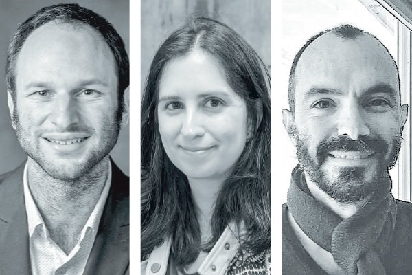 <p>Matías Guiloff Académico de la UDP. Viviana Ponce de León docente UACH. Nicolás Perrone académico de UAB.</p>