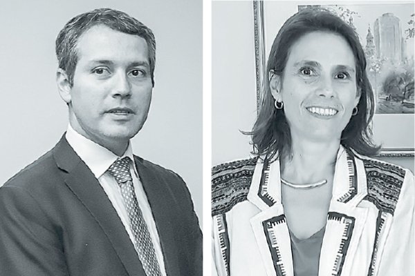 <p>Rodrigo Yáñez Subsecretario de Relaciones Económicas Internacionales. Dorotea López directora del Instituto de Estudios Internacionales U. de Chile</p>