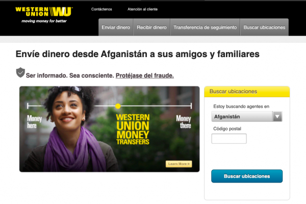 Western Union suspende todas sus transacciones a Afganistán por "peligrosa situación" interna