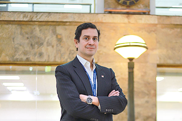 <p>Pablo Correa vicepresidente de BancoEstado. Foto: Julio Castro</p>