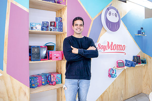 <p>Aníbal Madrid, fundador de SoyMomo</p>