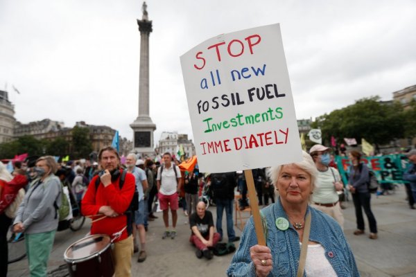 <p>Protestas contra el cambio climático en Londres.</p>