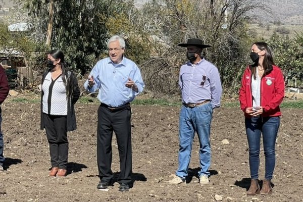 Presidente Piñera anuncia emergencia agrícola en la Región Metropolitana ante escenario de sequía