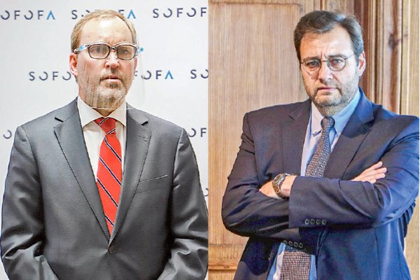 <p>Richard Von Appen presidente de Sofofa. Óscar Hasbún consejero</p>