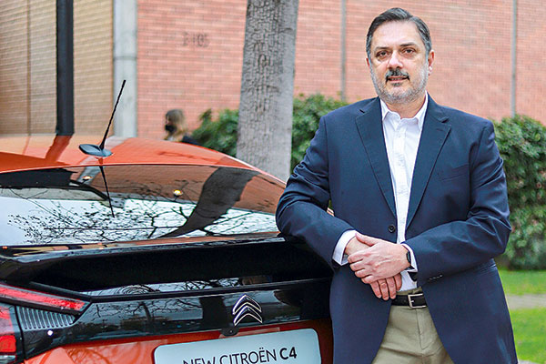 <p>Alberto Garasino, gerente general de Citroën. Foto: Julio Castro</p>