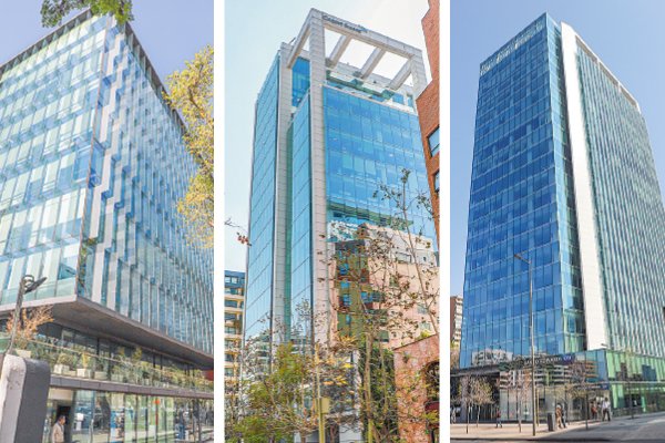Fondo de Credit Suisse pone en venta tres exclusivos edificios de oficinas en Santiago