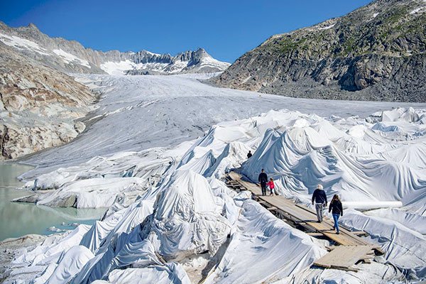 Las tecnologías que buscan mitigar en forma acotada el retroceso de los glaciares