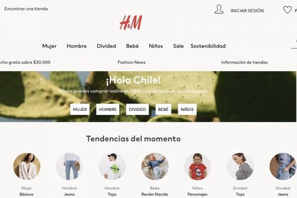 H&M lanza e-commerce en Chile y tendrá despachos en todo el territorio nacional