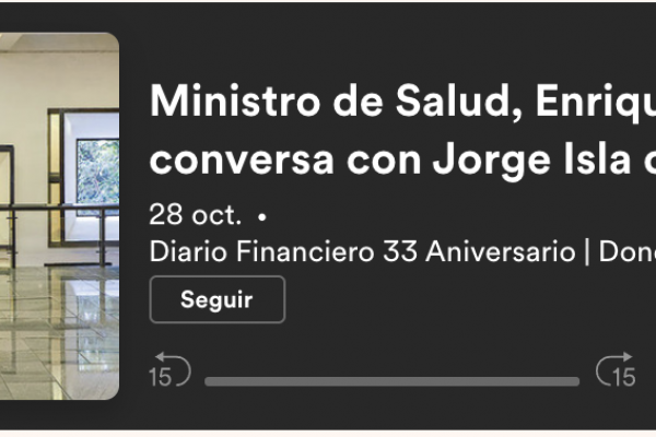 <p>Enrique Paris: “Podemos y debemos tener un sistema integrado de salud público-privado”</p>