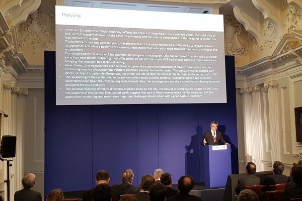 Marcel en apertura del Chile Day en Londres: “Esperamos llegar a la tasa de neutralidad a fines de año”