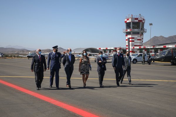 <p>Comienza a funcionar el nuevo aeródromo de Peldehue</p>